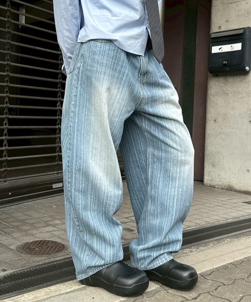 Chikashitsu +（チカシツプラス）の「【Chikashitsu +】wide stripe