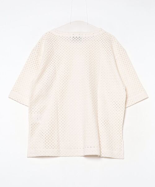 VOAAOV(ヴォアーブ)の「【VOAAOV】 RASCHEL MESH Oversize T-Shirt(Tシャツ/カットソー・メンズ・チャコールグレー/ブラック/ネイビー/オフホワイト・2/1)」の13枚目の写真