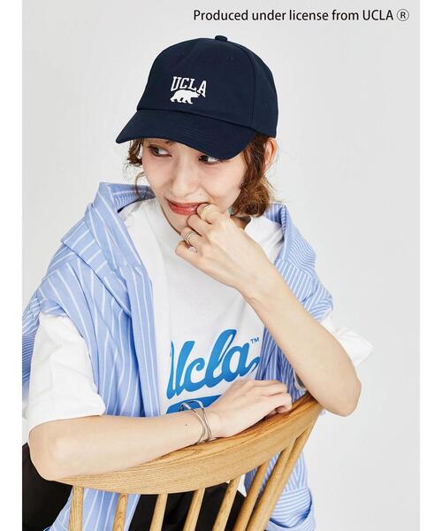 Lugnoncure（ルノンキュール）の「【UCLA】刺繍入りキャップ（ハット・レディース・キナリ/ネイビー・F）」の2枚目の写真