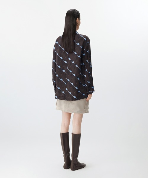 JNBY（ジェーエヌビーワイ）の「Urban Graphic Linen Jacket / リネンジャケット（テーラードジャケット・レディース・ベージュ/ブラウン・36/38）」の17枚目の写真