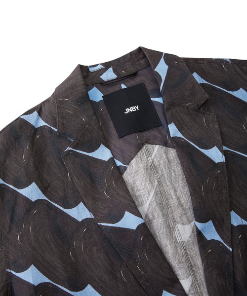 JNBY（ジェーエヌビーワイ）の「Urban Graphic Linen Jacket / リネンジャケット（テーラードジャケット・レディース・ベージュ/ブラウン・36/38）」の21枚目の写真