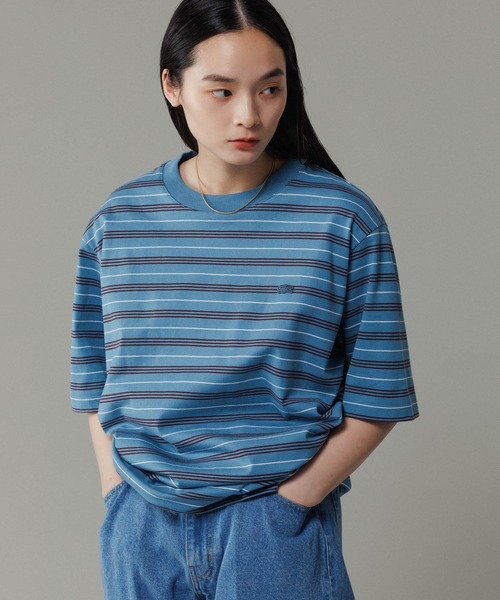 LACOSTE(ラコステ)の「【LACOSTE for ADAM ET ROPE'】別注 MULTI BORDER TEE(Tシャツ/カットソー・メンズ・ボルドー/ホワイト系その他5/ブルー系その他4・4/5/6)」の19枚目の写真