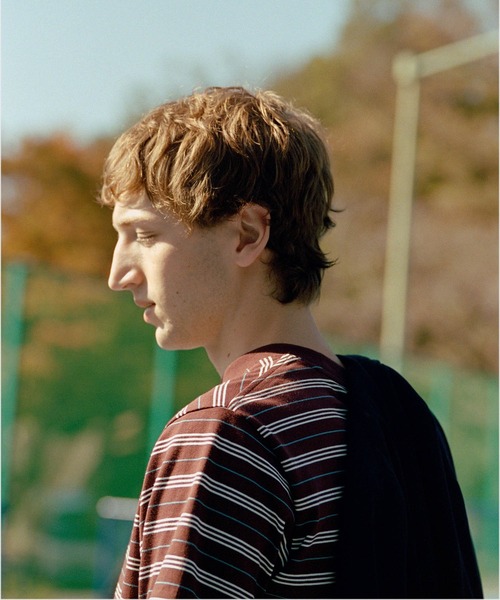 LACOSTE(ラコステ)の「【LACOSTE for ADAM ET ROPE'】別注 MULTI BORDER TEE(Tシャツ/カットソー・メンズ・ボルドー/ホワイト系その他5/ブルー系その他4・4/5/6)」の5枚目の写真