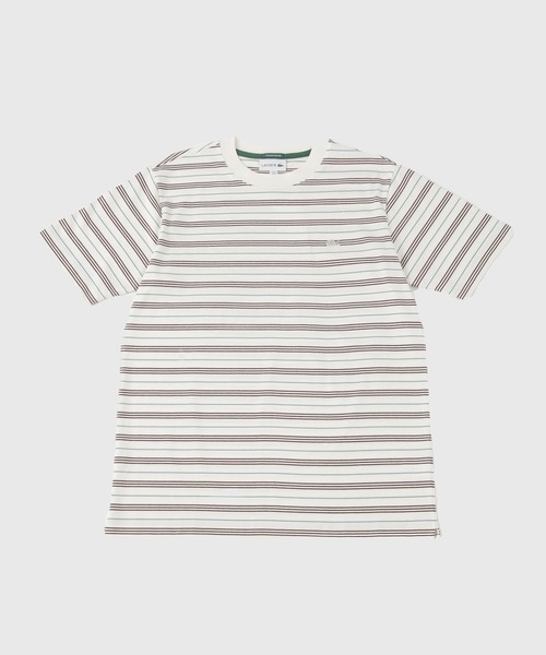 【タグ付新品】 LACOSTE' MULTI BORDER TEE LACOSTE tシャツ 「LACOSTE for ADAM ET ROPE'」別注 MULTI