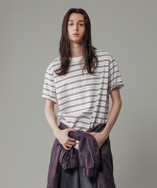 LACOSTE(ラコステ)の「【LACOSTE for ADAM ET ROPE'】別注 MULTI BORDER TEE(Tシャツ/カットソー・メンズ・ボルドー/ホワイト系その他5/ブルー系その他4・4/5/6)」の15枚目の写真