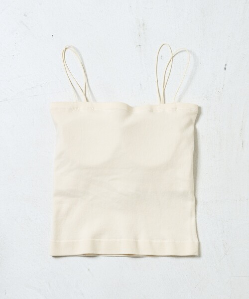 FREAK'S STORE(フリークスストア)の「<サイズ展開あり>フラットカップ付きキャミソール/ブラトップ(キャミソール・レディース・ナチュラル/ブラック/ベージュ・SMALL/MEDIUM)」の16枚目の写真