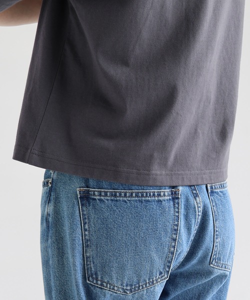 Freesia by andme(フリージアバイアンドミー)の「BIGリボンプリントショート丈半袖Tシャツ(Tシャツ/カットソー・レディース・ピンク/スミクロ/オフホワイト・M)」の11枚目の写真