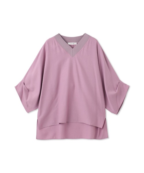MAYSON GREY / メイソングレイ タックワイドスリーブVネックドルマンブラウス≪手洗い可能≫ タックワイドスリーブVネックドルマンブラウス≪手洗い可能