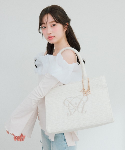 Aimerianejoieチャーム付きキャリーオントート（トートバッグ）｜OLIVE