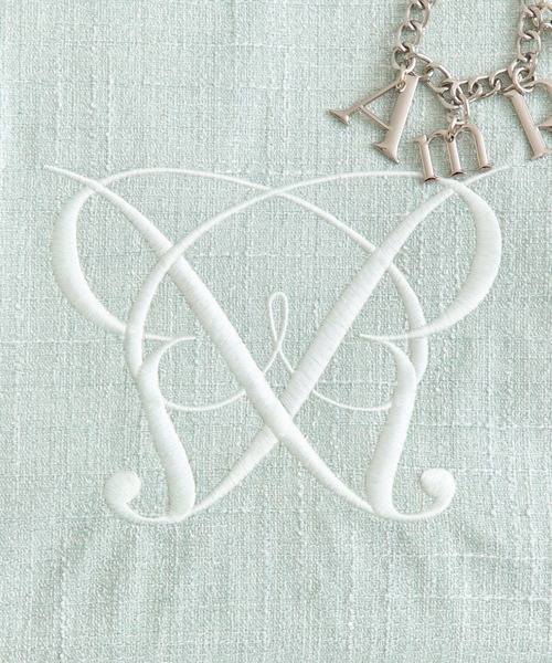 OLIVE des OLIVE(オリーブデオリーブ)の「Aimerianejoieチャーム付きキャリーオントート(トートバッグ・レディース・サックスブルー/オフホワイト/ブラック/ホワイト/ライトグレー/ミント・FREE)」の21枚目の写真