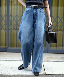 Marient（マリエント）の「ワイドカーブブルーデニムPT（デニムパンツ）」