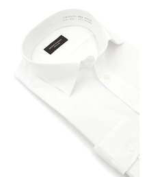 【形態安定】長袖 ワイシャツ セミワイドカラー ツイル柄【スリム】【フレッシャーズにもおすすめ】nero 通年【スリムデザイン】