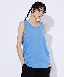 レディースのタンクトップ（ブルー・ネイビー/青色系）ファッション