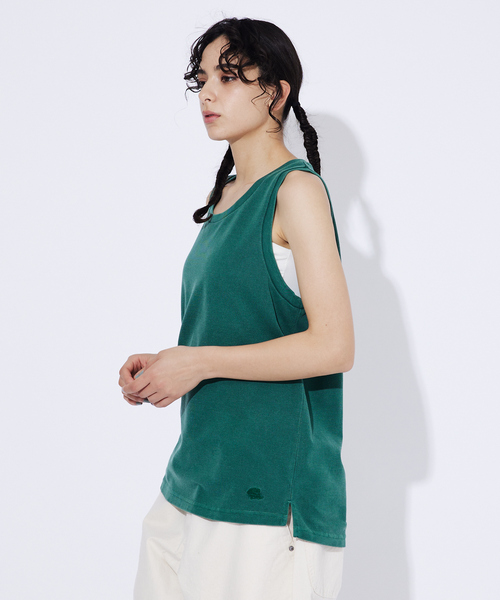 ABAHOUSE（アバハウス）の「【JEMORGAN LONG JOHNS/ジェーイーモーガンロングジョーンズ】T/Cカノコ ピグメントタンク JF769-22S/タンクトップ【WEB限定】（タンクトップ・メンズ・グリーン/サックスブルー/ホワイト/ブラック・M/L/XL）」の16枚目の写真