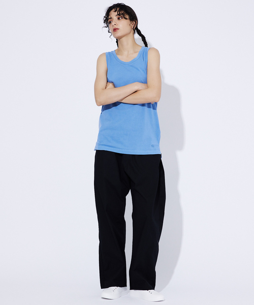 ABAHOUSE（アバハウス）の「【JEMORGAN LONG JOHNS/ジェーイーモーガンロングジョーンズ】T/Cカノコ ピグメントタンク JF769-22S/タンクトップ【WEB限定】（タンクトップ・メンズ・グリーン/サックスブルー/ホワイト/ブラック・M/L/XL）」の18枚目の写真