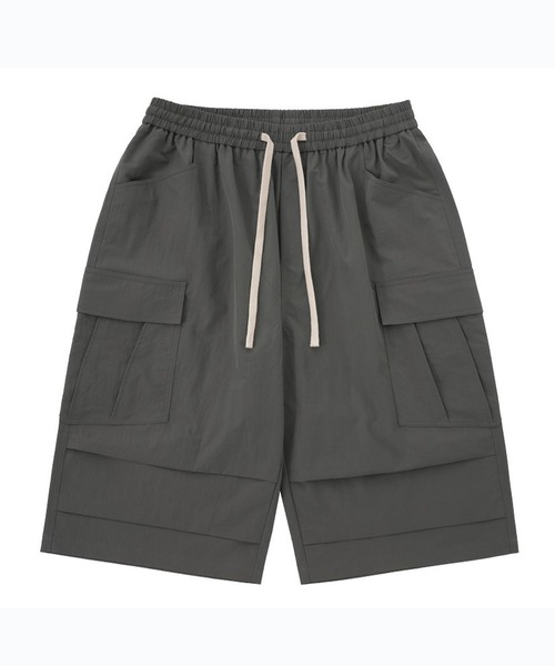 CORPUS TOKYO（コーパス トーキョー）の「半端丈パラシュートカーゴパンツ（カーゴパンツ・メンズ・アイボリー/ブラック/グレー/ベージュ・1/2/3/4）」の9枚目の写真