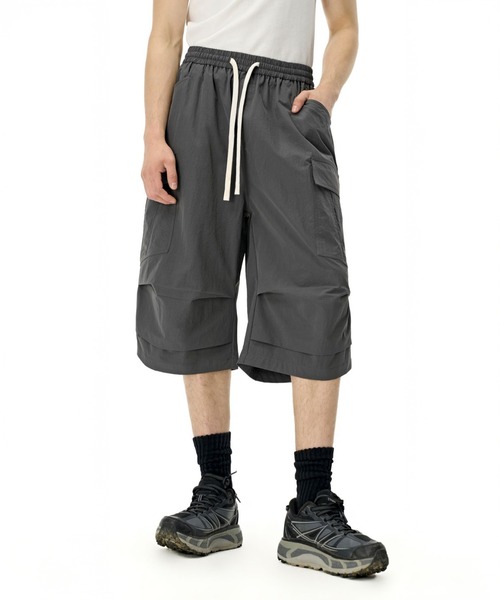 CORPUS TOKYO（コーパス トーキョー）の「半端丈パラシュートカーゴパンツ（カーゴパンツ・メンズ・アイボリー/ブラック/グレー/ベージュ・1/2/3/4）」の19枚目の写真
