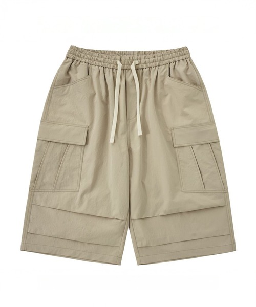 CORPUS TOKYO（コーパス トーキョー）の「半端丈パラシュートカーゴパンツ（カーゴパンツ・メンズ・アイボリー/ブラック/グレー/ベージュ・1/2/3/4）」の11枚目の写真
