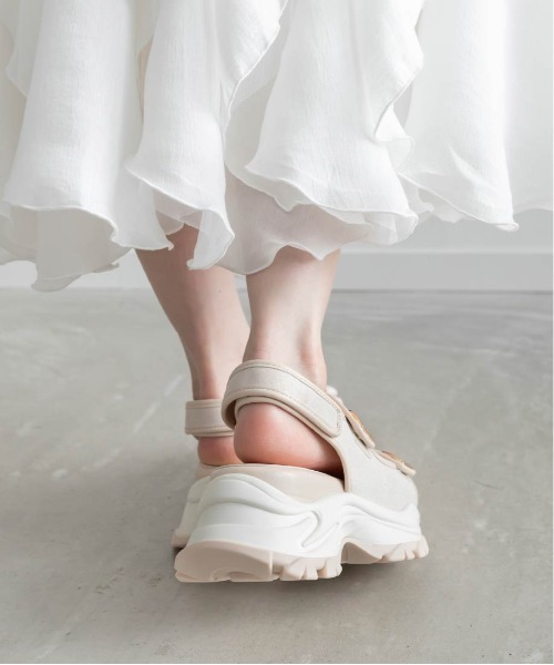 セール】モノグラムスクエアパーツスポーツサンダル（サンダル