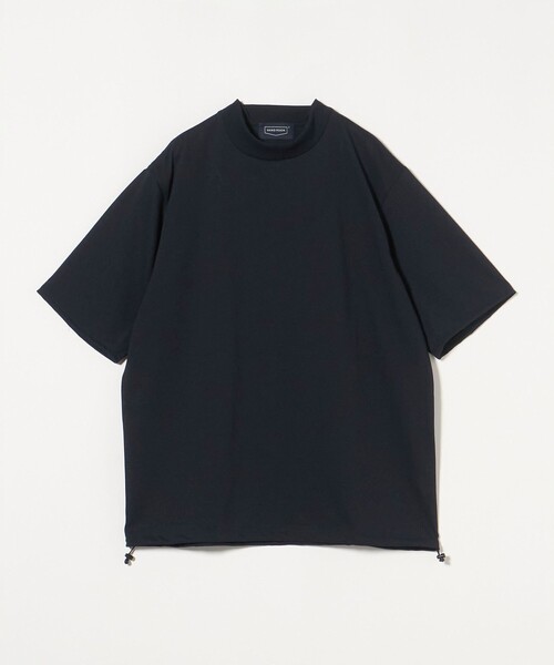 HAND ROOM（ハンドルーム）の「【別注】＜HAND ROOM＞ ドローコード モックネックTシャツ（Tシャツ/カットソー・メンズ・グレー系/ネイビー・L/XXL/M/XL）」の2枚目の写真