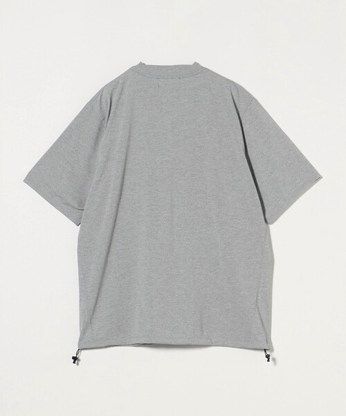 HAND ROOM（ハンドルーム）の「【別注】＜HAND ROOM＞ ドローコード モックネックTシャツ（Tシャツ/カットソー・メンズ・グレー系/ネイビー・L/XXL/M/XL）」の3枚目の写真