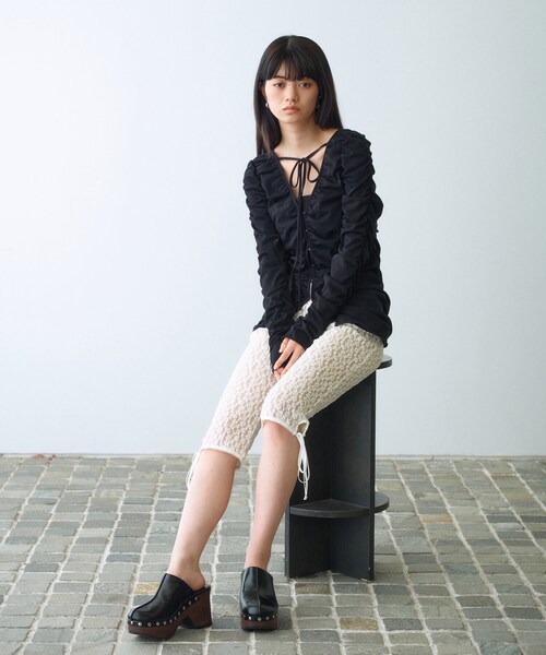 セール】lace leggings（その他パンツ）｜CODE A（コードエー）の