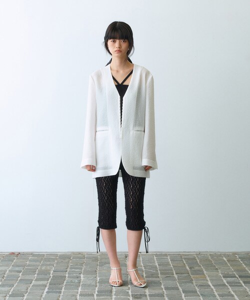 CODE A（コードエー）の「lace leggings（その他パンツ・レディース・ホワイト/ブラック・00）」の11枚目の写真