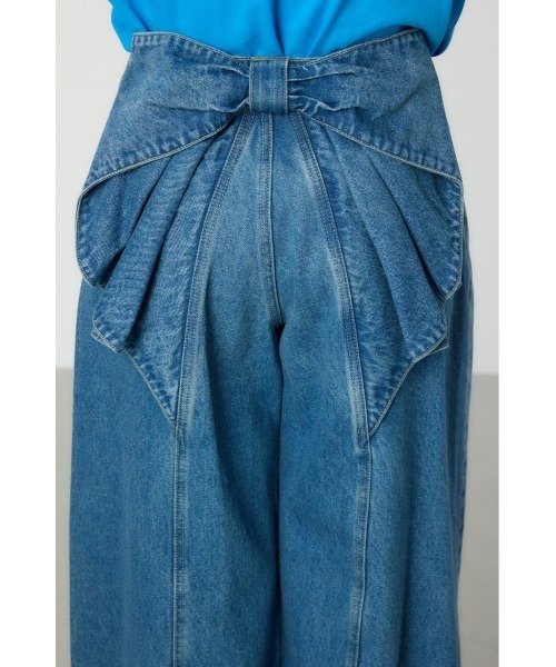 RODEO CROWNS WIDE BOWL（ロデオクラウンズワイドボウル）の「ビッグリボンデニムパンツ（デニムパンツ・レディース・ブラック/ブルー・SMALL/MEDIUM）」の14枚目の写真