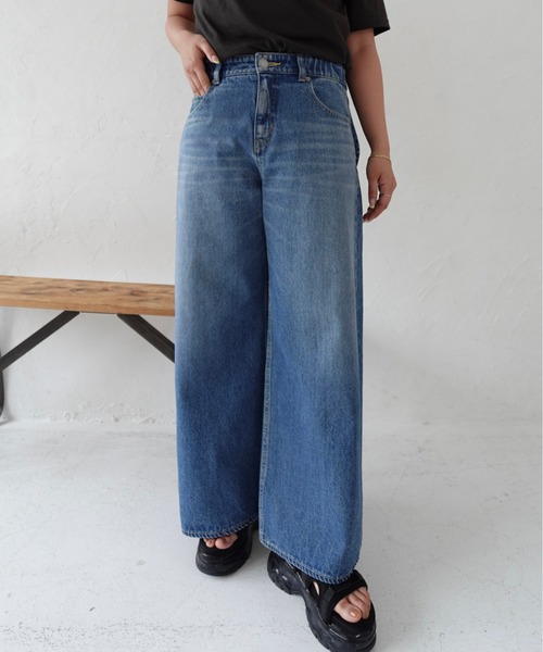 ビッグリボンデニムパンツ（デニムパンツ）｜RODEO CROWNS WIDE BOWL
