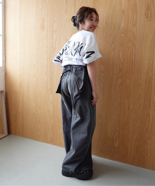 ビッグリボンデニムパンツ（デニムパンツ）｜RODEO CROWNS WIDE