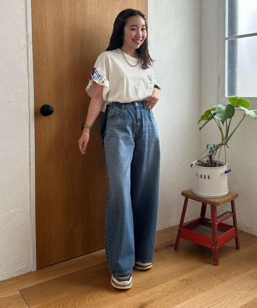 ビッグリボンデニムパンツ（デニムパンツ）｜RODEO CROWNS WIDE