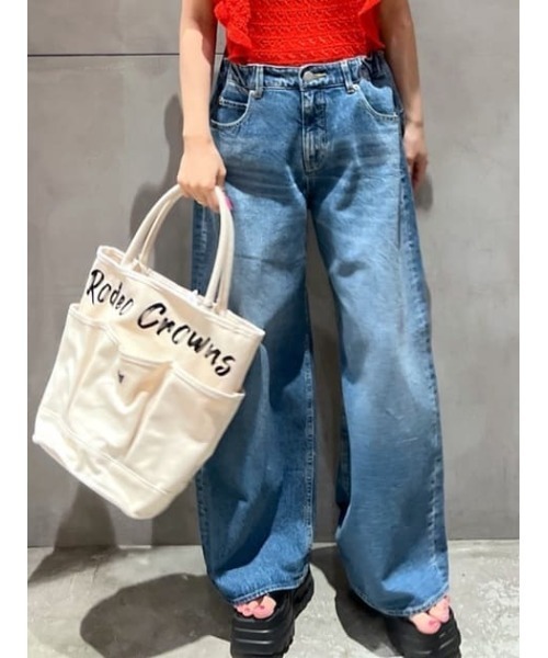 ビッグリボンデニムパンツ（デニムパンツ）｜RODEO CROWNS WIDE BOWL