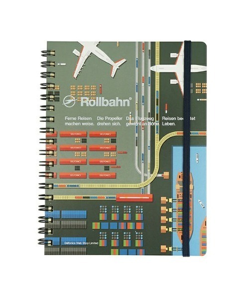 Web Shop限定】ロルバーン ポケット付メモL（B（乗り物））2点セット