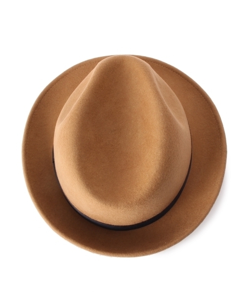 THE EMPORIUM（ジエンポリアム）の「フェルト中折れハット（ハット・レディース・ブラック/ベージュ・00）」の4枚目の写真