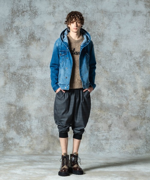 glamb（グラム）の「Spin Logo Shaggy Knit / スピンロゴシャギーニット（ニット/セーター・メンズ・ブラック/ブルー/ブラウン・M/L）」の13枚目の写真