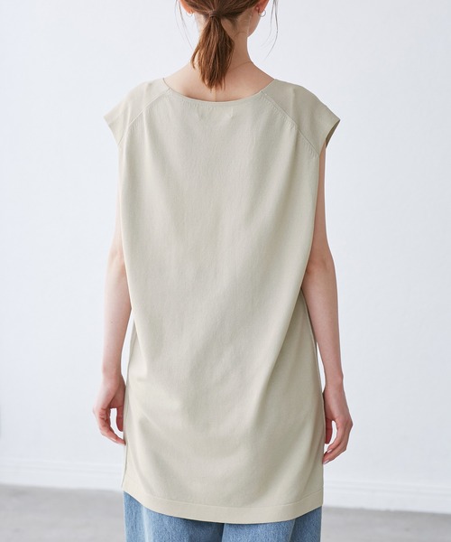 ROPE' PICNIC（ロペピクニック）の「【洗濯機OK】深Vニットプルオーバー（ベスト・レディース・グレー系その他/チャコールグレー・38）」の21枚目の写真