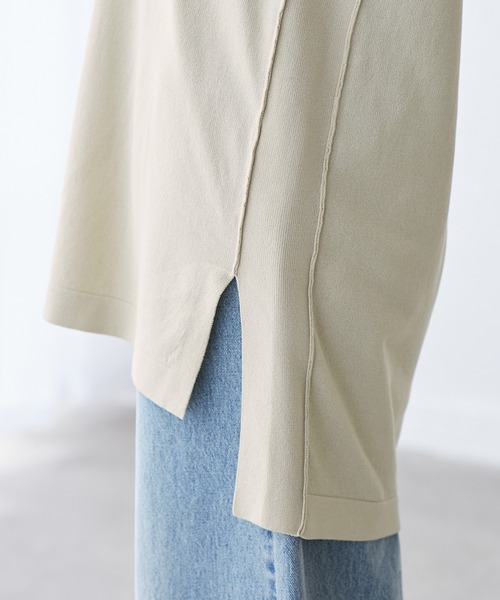 ROPE' PICNIC（ロペピクニック）の「【洗濯機OK】深Vニットプルオーバー（ベスト・レディース・グレー系その他/チャコールグレー・38）」の16枚目の写真