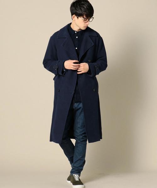 BEAUTY&YOUTH UNITED ARROWS(ビューティーアンドユースユナイテッドアローズ)の「BY フェイド モールスキン トレンチコート◆(トレンチコート・メンズ・ベージュ/ネイビー・MEDIUM/SMALL/LARGE)」の16枚目の写真