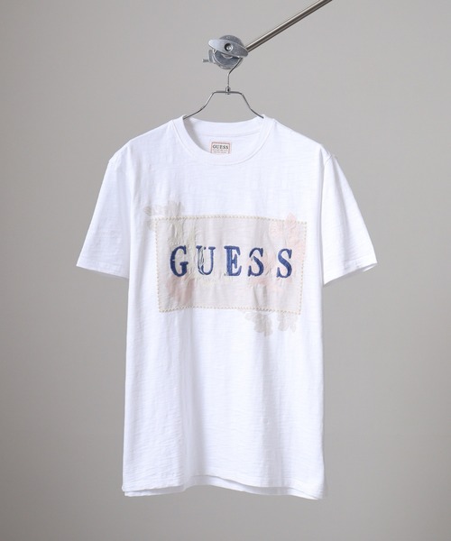 Guess(ゲス)の「GUESS SS DAVID GUESS EMBROIDERY CREW Tシャツ(Tシャツ/カットソー・メンズ・ホワイト・M/L)」の2枚目の写真