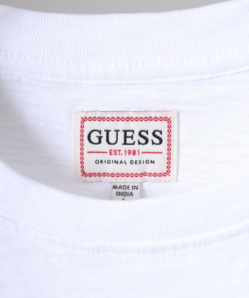 Guess(ゲス)の「GUESS SS DAVID GUESS EMBROIDERY CREW Tシャツ(Tシャツ/カットソー・メンズ・ホワイト・M/L)」の4枚目の写真