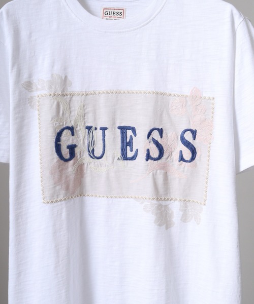 Guess(ゲス)の「GUESS SS DAVID GUESS EMBROIDERY CREW Tシャツ(Tシャツ/カットソー・メンズ・ホワイト・M/L)」の5枚目の写真