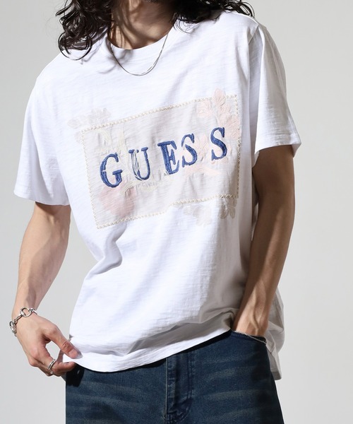 Guess(ゲス)の「GUESS SS DAVID GUESS EMBROIDERY CREW Tシャツ(Tシャツ/カットソー・メンズ・ホワイト・M/L)」の12枚目の写真