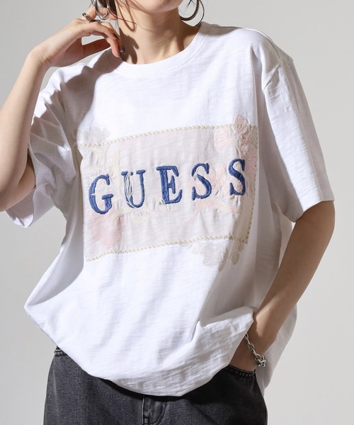 Guess(ゲス)の「GUESS SS DAVID GUESS EMBROIDERY CREW Tシャツ(Tシャツ/カットソー・メンズ・ホワイト・M/L)」の16枚目の写真