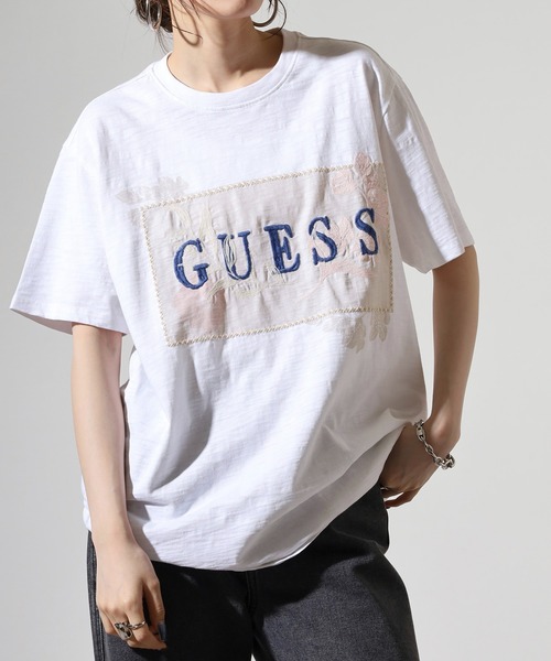 Guess(ゲス)の「GUESS SS DAVID GUESS EMBROIDERY CREW Tシャツ(Tシャツ/カットソー・メンズ・ホワイト・M/L)」の17枚目の写真
