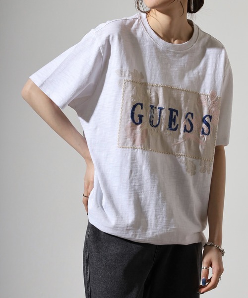 Guess(ゲス)の「GUESS SS DAVID GUESS EMBROIDERY CREW Tシャツ(Tシャツ/カットソー・メンズ・ホワイト・M/L)」の14枚目の写真