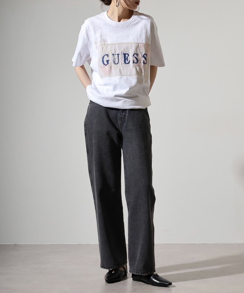 Guess(ゲス)の「GUESS SS DAVID GUESS EMBROIDERY CREW Tシャツ(Tシャツ/カットソー・メンズ・ホワイト・M/L)」の15枚目の写真