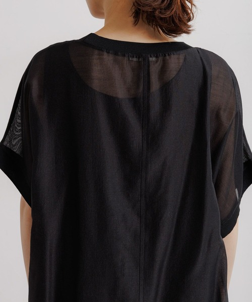 studio CLIP(スタディオクリップ)の「タンクトップセットシアーチュニックワンピース(ワンピース・レディース・ブラック/ベージュ・FREE)」の20枚目の写真