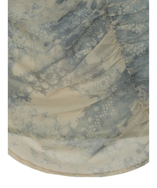 トップス MEDI 2WAY TROMPE L'OEIL LACE PRINT TOP MEDI 2WAY TROMPE L'OEIL LACE PRINT SKIN TOP