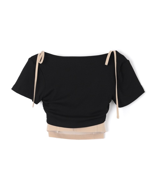 M DOLLY(エムドリー)の「*M DOLLY original* girls layered pleats setup/ガールズレイヤードプリーツセットアップ(セットアップ・レディース・ベージュ/グレー・S/M)」の16枚目の写真