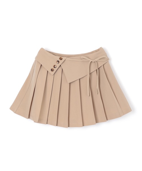 M DOLLY(エムドリー)の「*M DOLLY original* girls layered pleats setup/ガールズレイヤードプリーツセットアップ(セットアップ・レディース・ベージュ/グレー・S/M)」の19枚目の写真